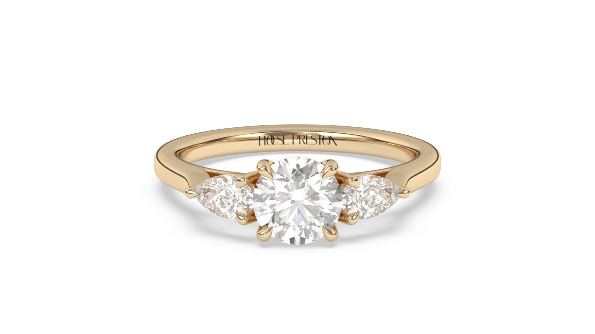 Simon G. 18k White Gold Diamond Engagement Ring – 5thavenuedesigns